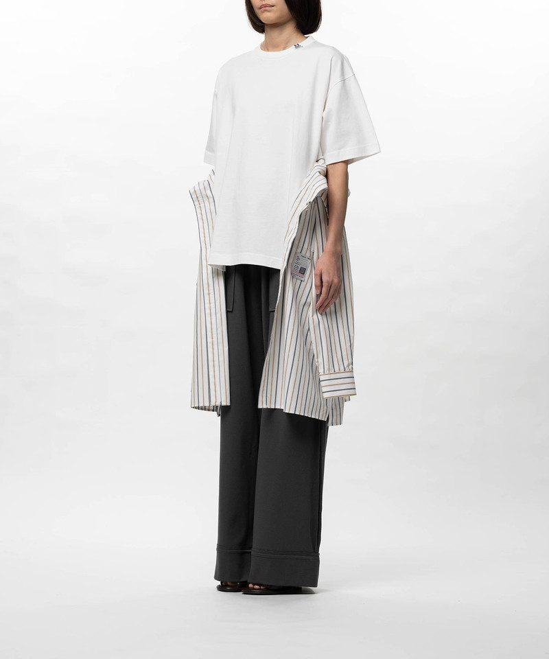 Shirt Combined T-shirt Dress 8