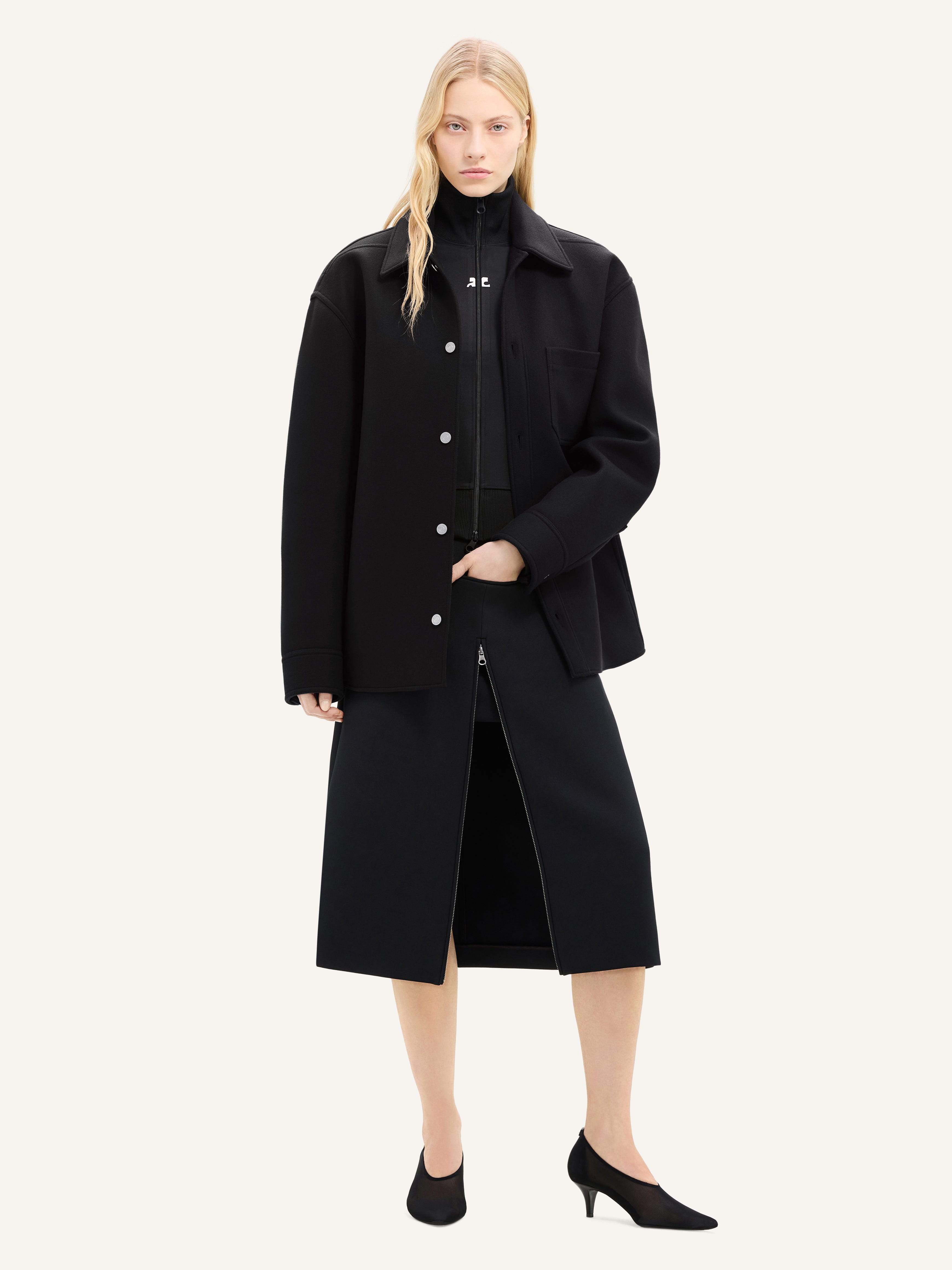 WOOL OVERSHIRT - 5