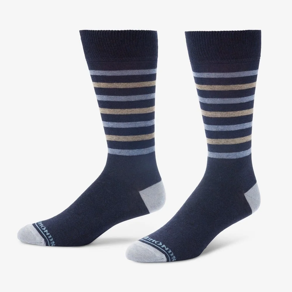 Stripe Dress Socks - 1