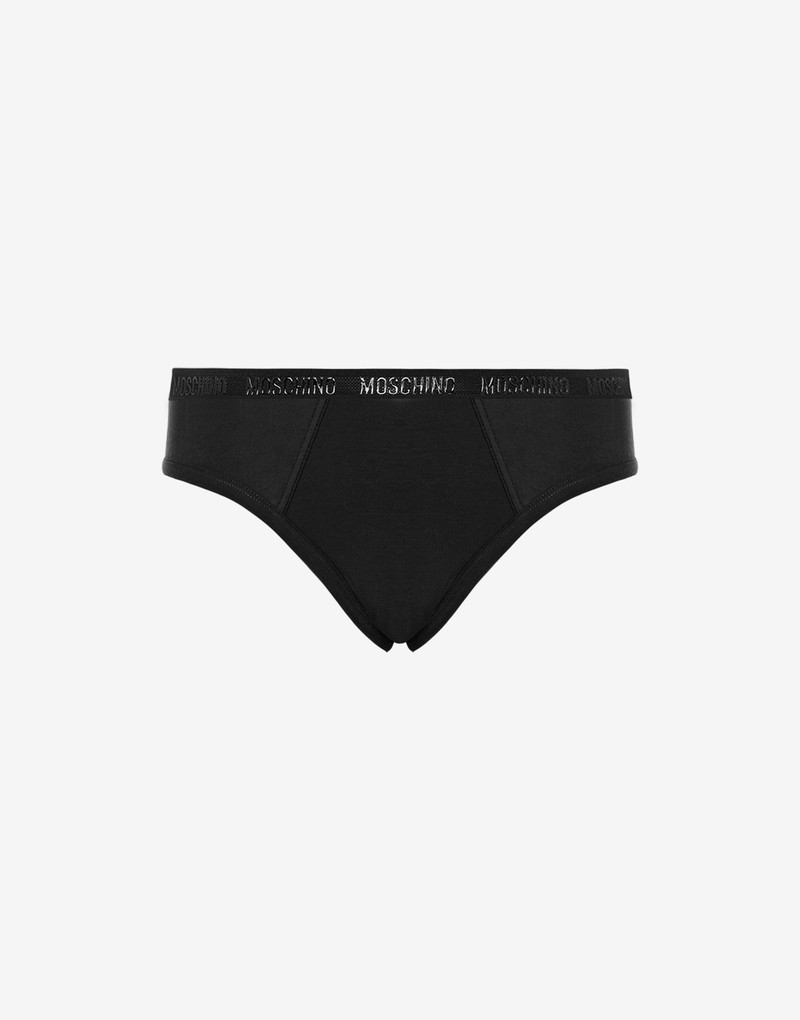 Moschino LOGO BAND STRETCH JERSEY BRIEFS outlook
