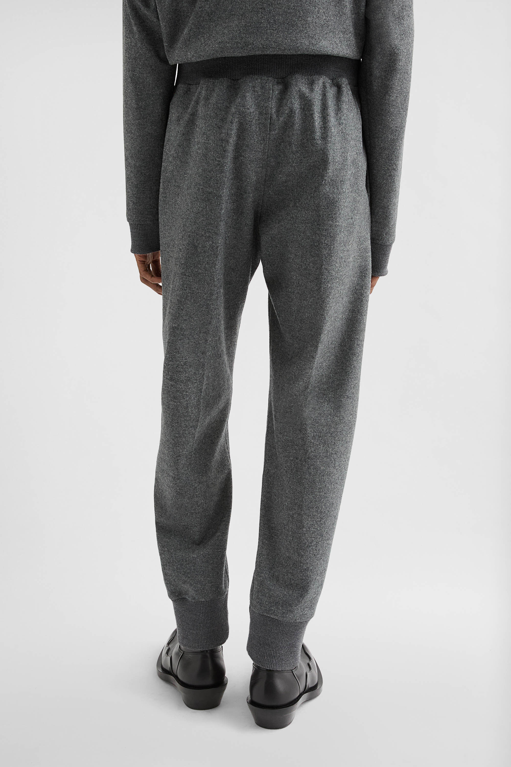 Wool Melton Sweatpants - 4