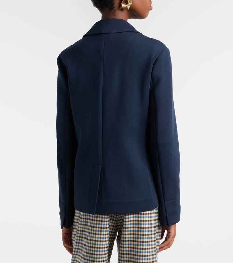 Badia double-breasted cotton-blend blazer 5
