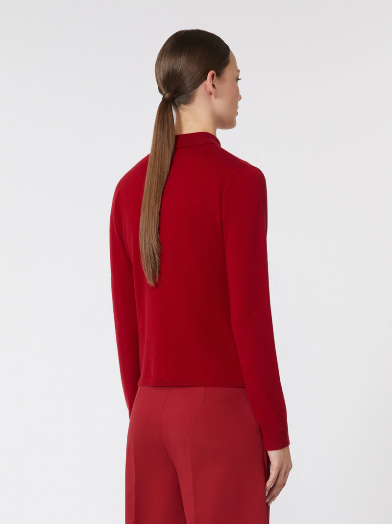 FORMICA Wool and cashmere slim sweater - DARK RED 4
