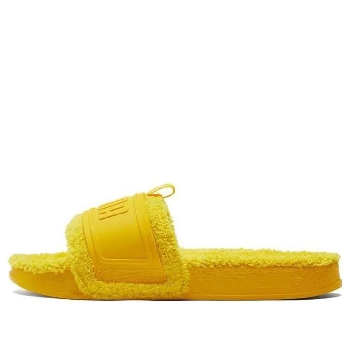 PUMA Leadcat Ylm Slide Winter YellowThickenedSlippers Yellow 384411-02 - 1