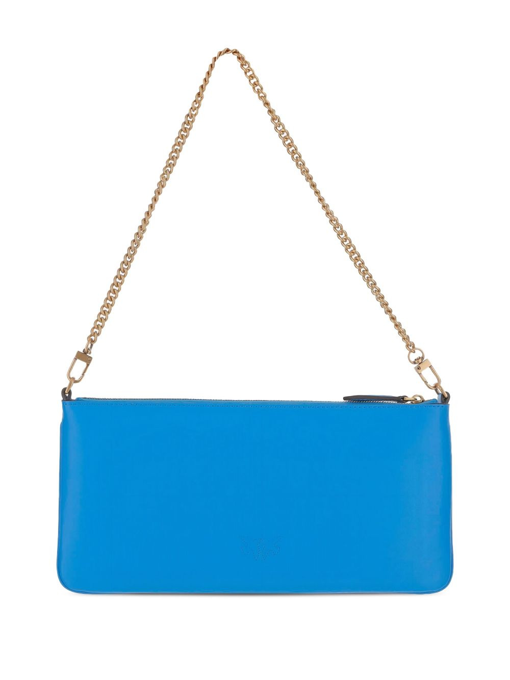 chain-strap leather clutch - 2