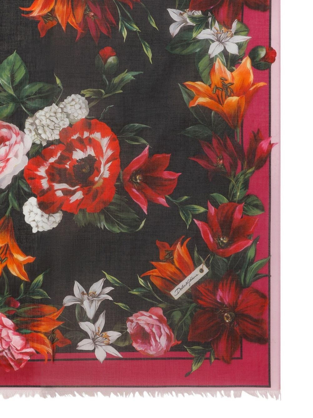 floral-print beach towel - 2