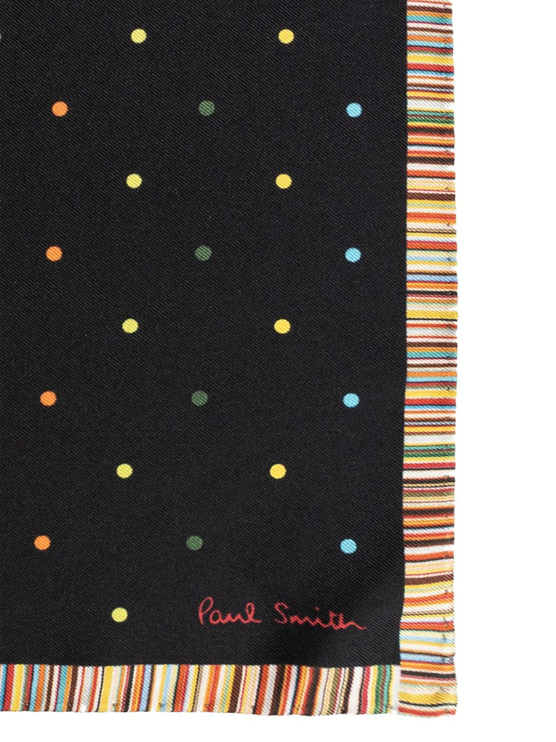 Paul Smith polka-dot silk pocket square outlook