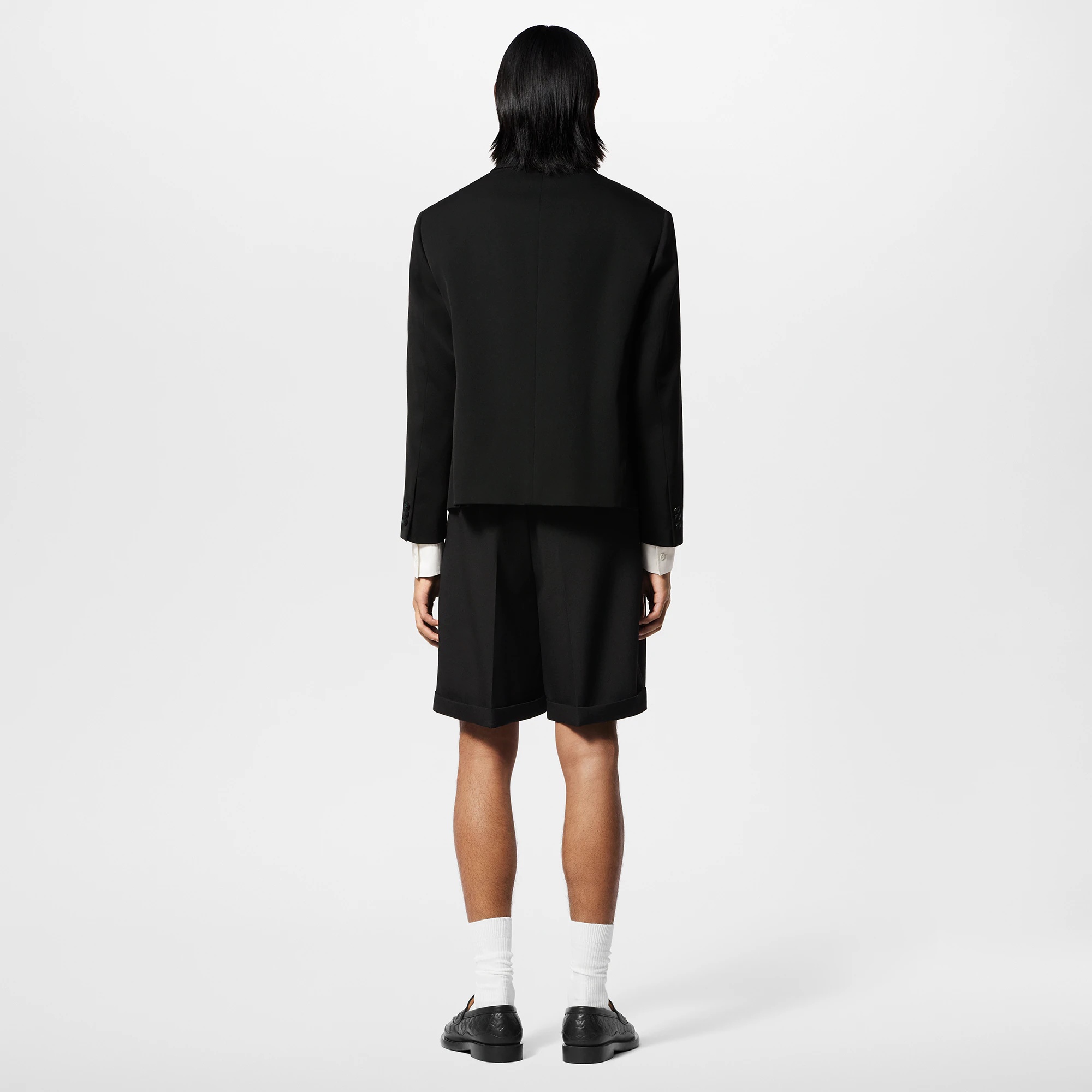 Embroidered Signature Wool Tailored Jacket - 3