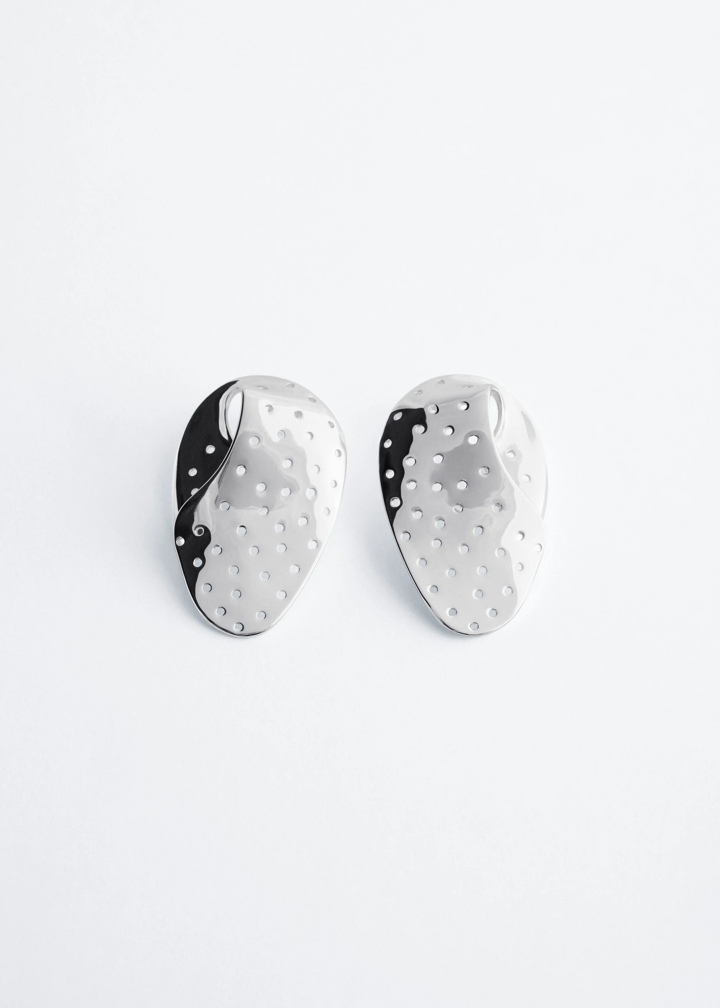 Cutout Brass Earrings - 1