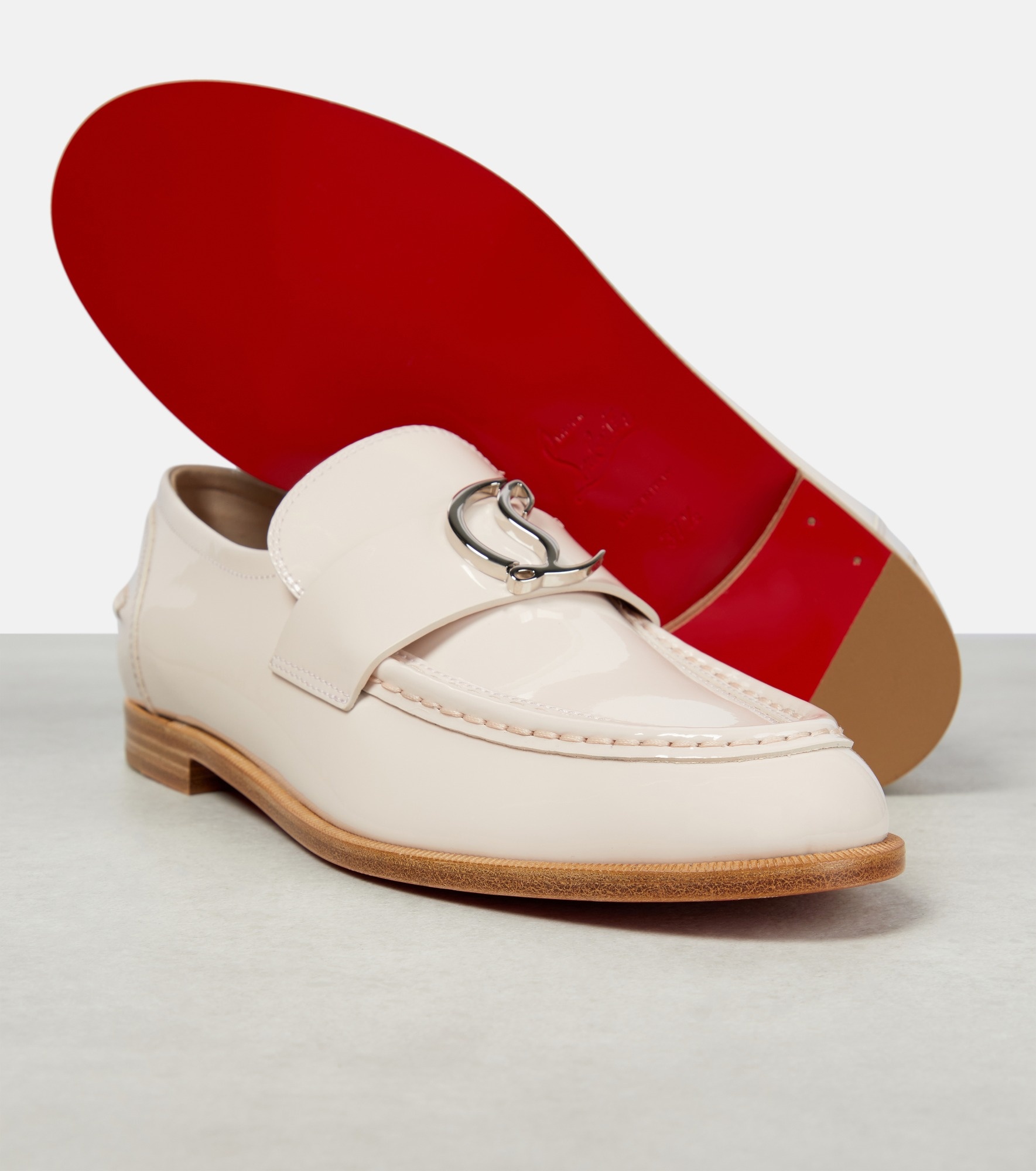 CL Moc patent leather loafers - 6
