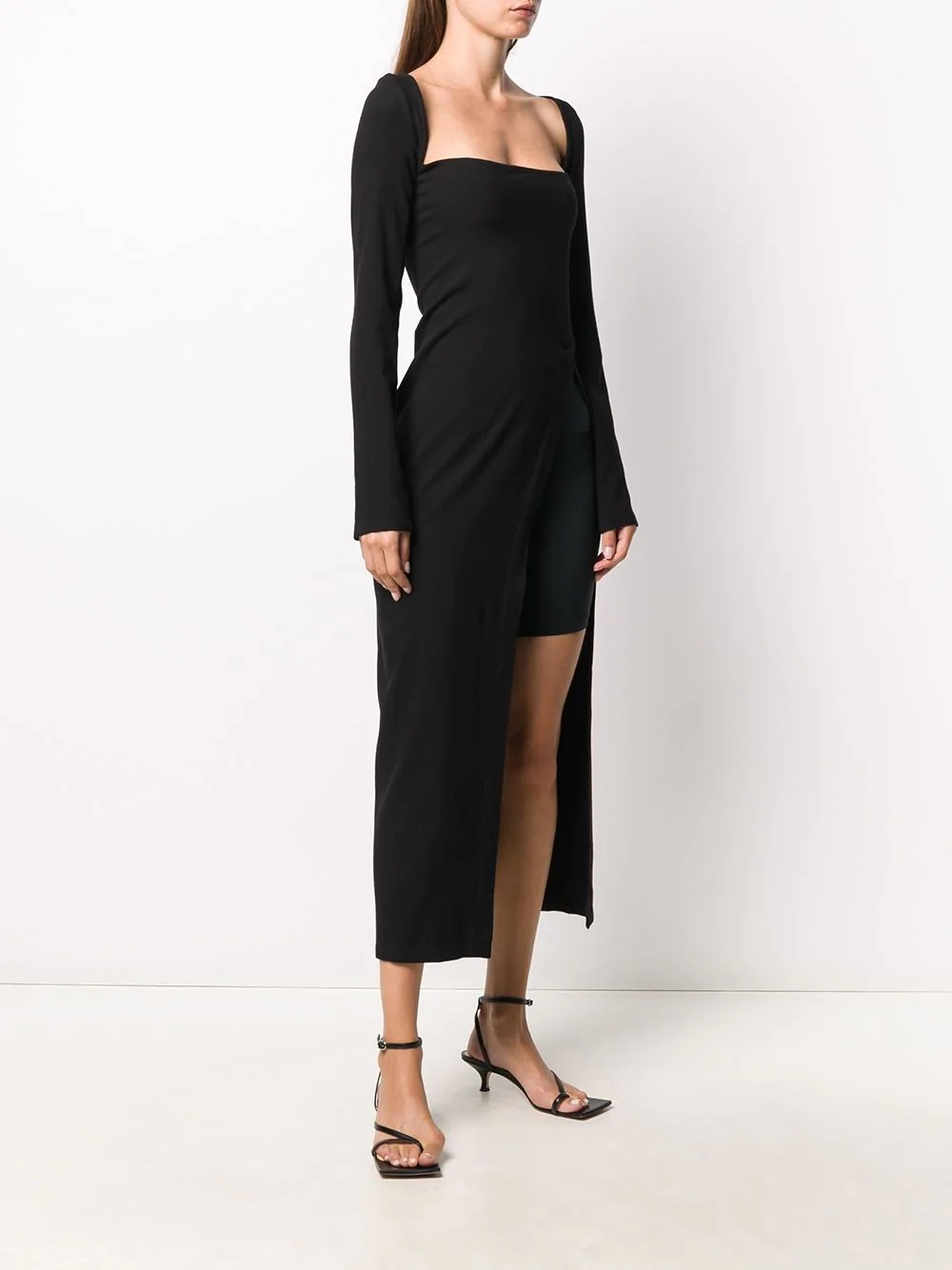 high slit maxi dress - 3