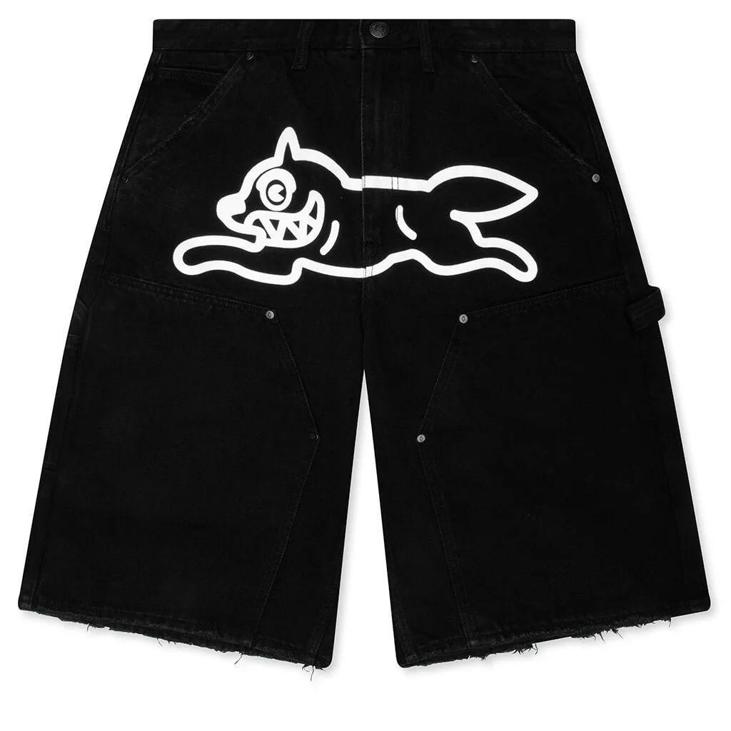 ANGELO BLACK SHORT - BLACK CARAMEL - 1