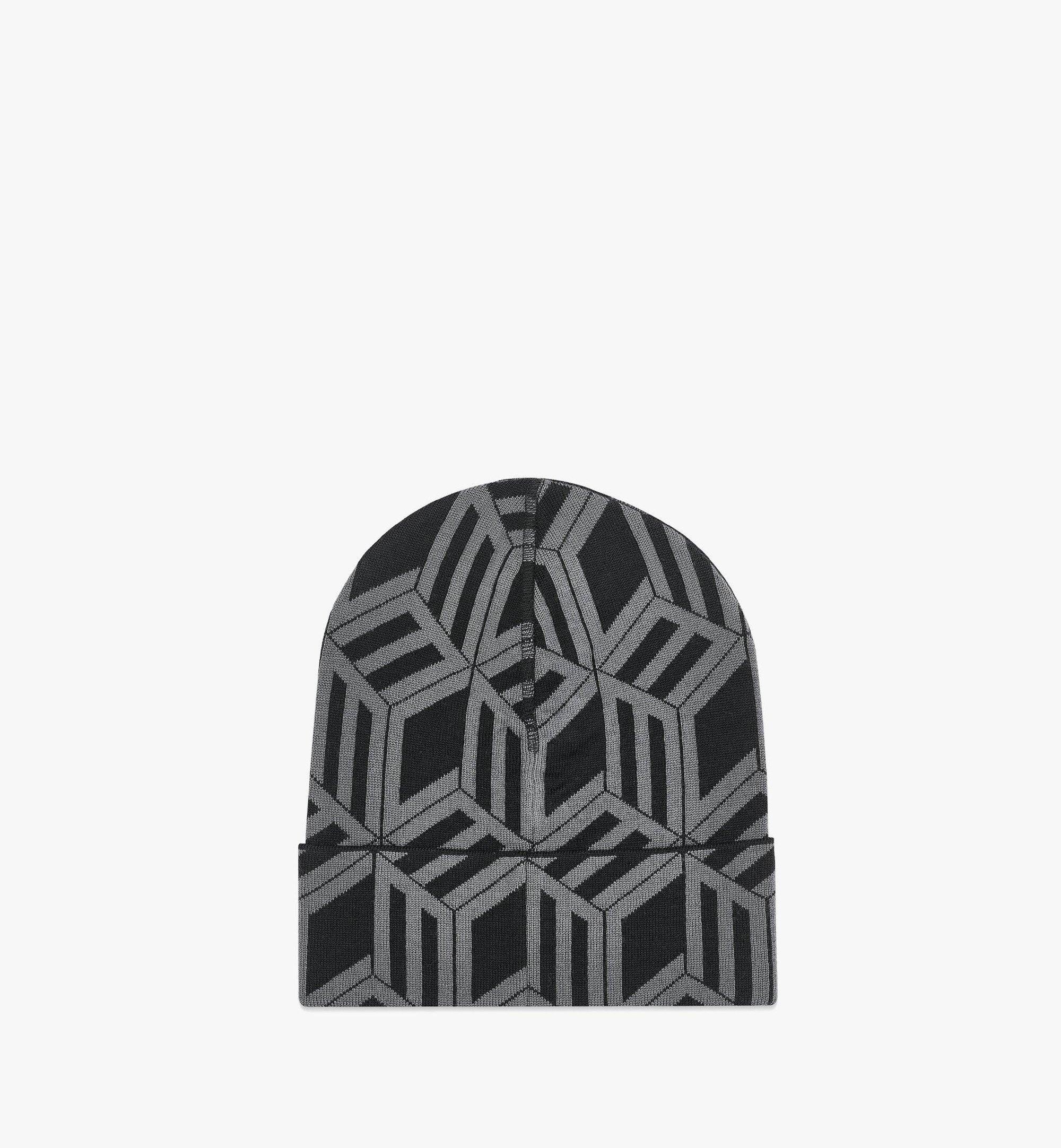 Après-Ski Cubic Monogram Jacquard Wool Beanie - 3