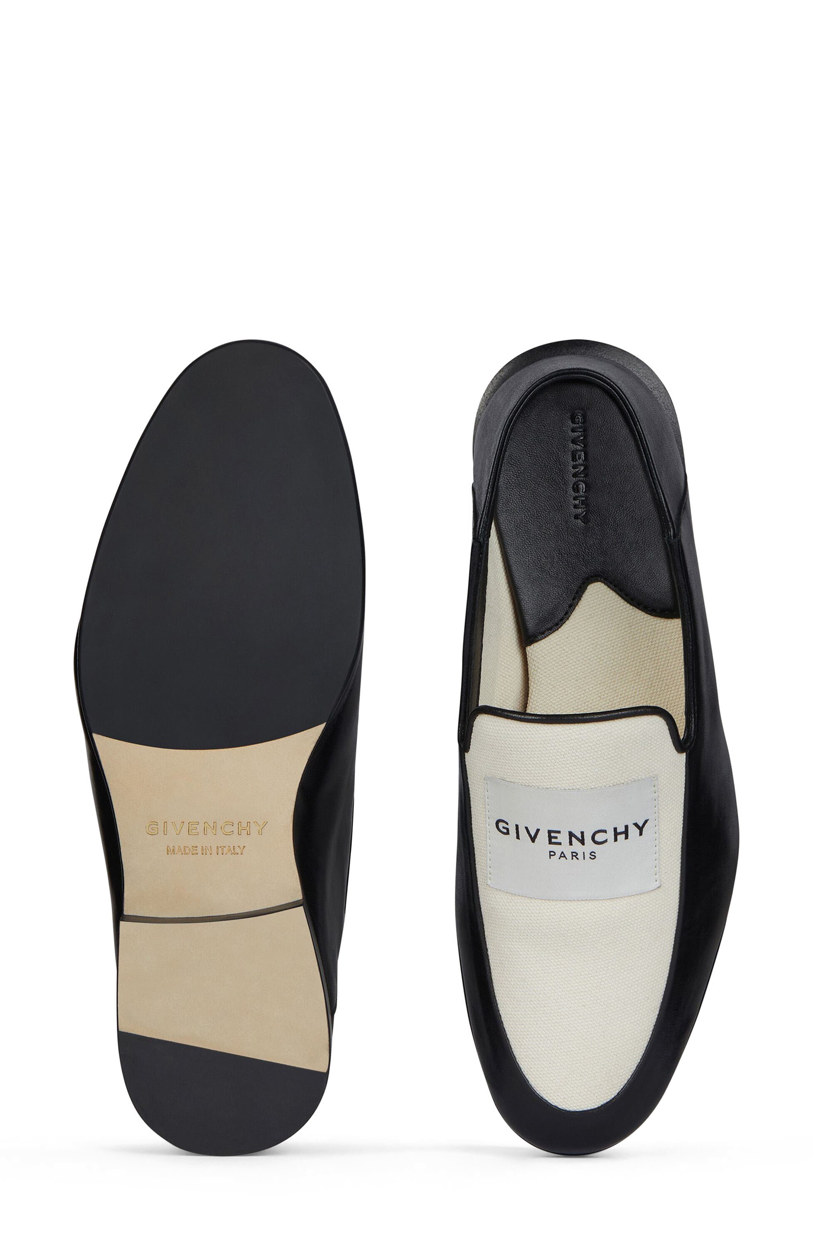 Givenchy Label Colorblock Convertible Loafer in Black/Natural at Nordstrom - 5