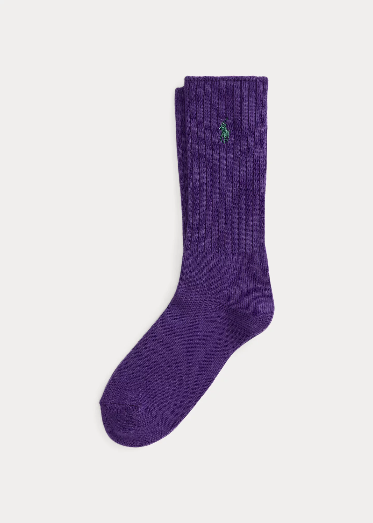 Cotton-Blend Crew Socks - 1