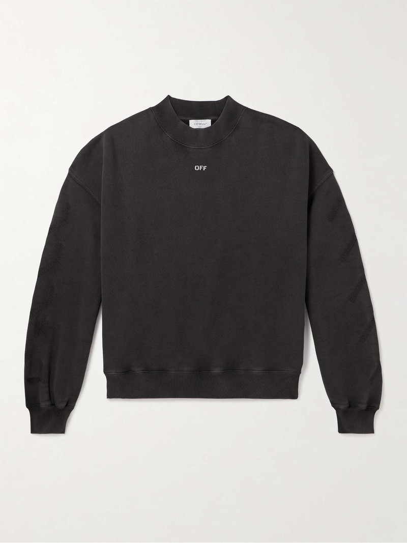 Printed Cotton-Jersey Sweatshirt 1