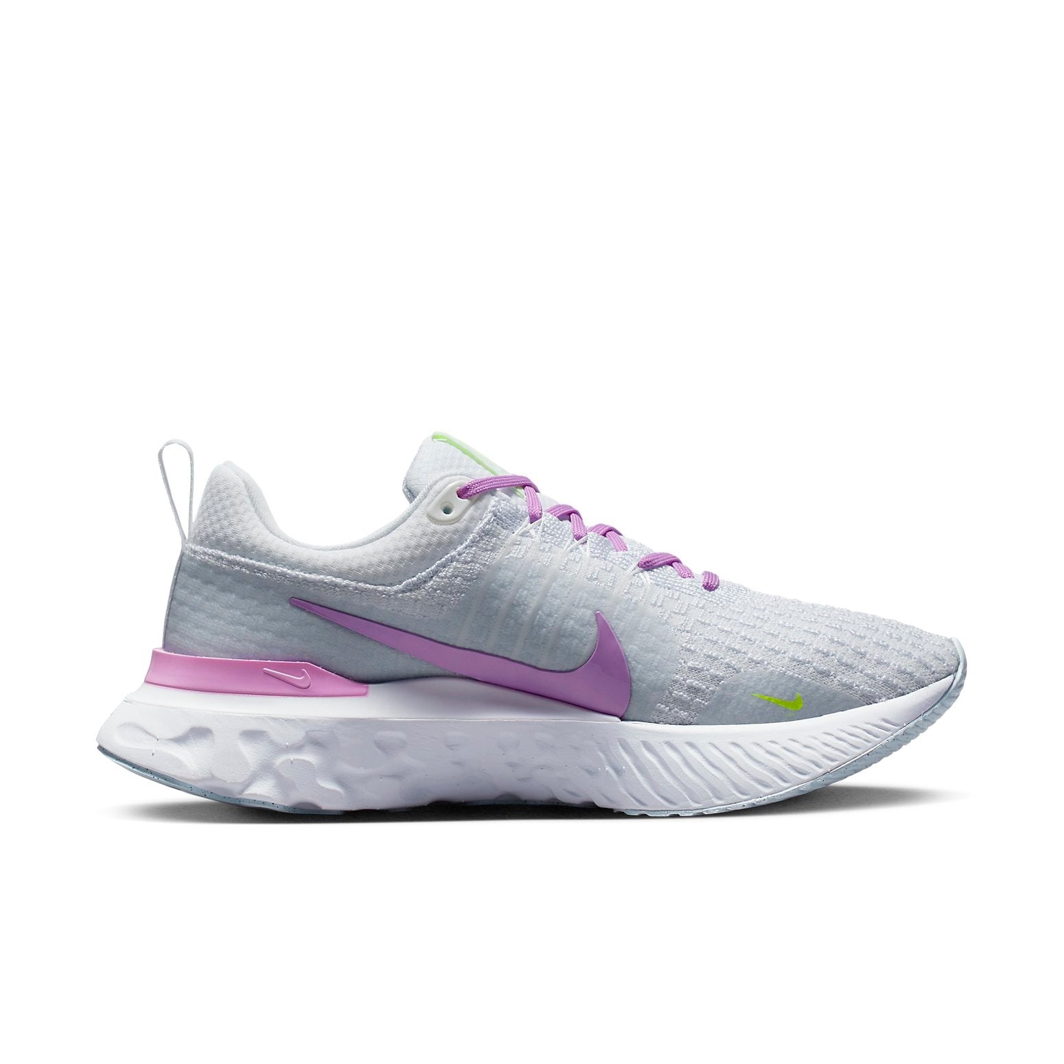 (WMNS) Nike React Infinity Run Flyknit 3 'Grey Rush Fuchsia' DZ3016-100 - 2