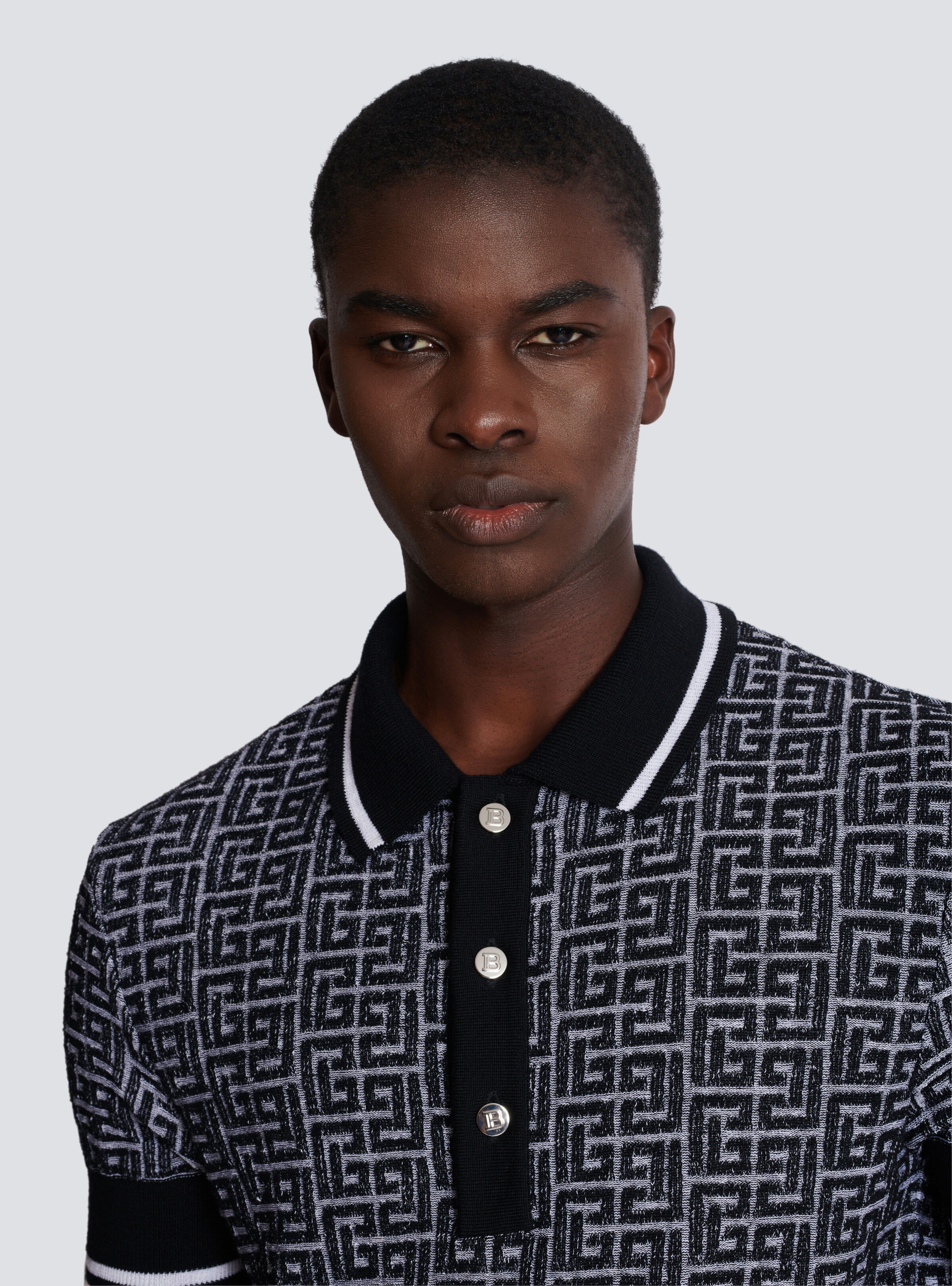 PB Labyrinth knit polo shirt - 7