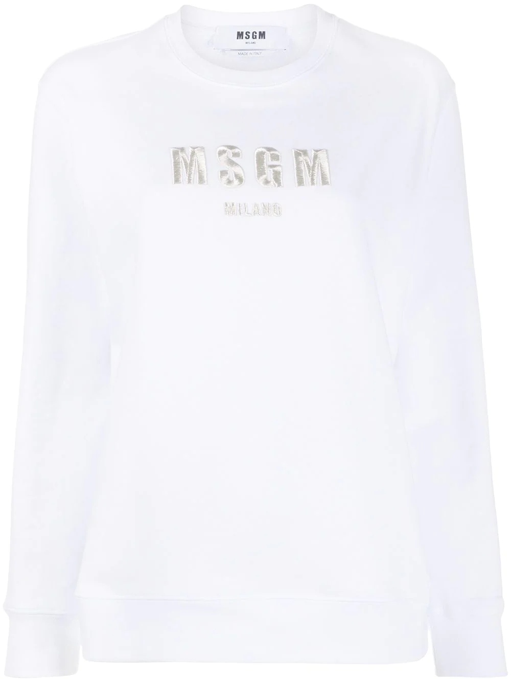 embroidered logo long-sleeve T-shirt - 1