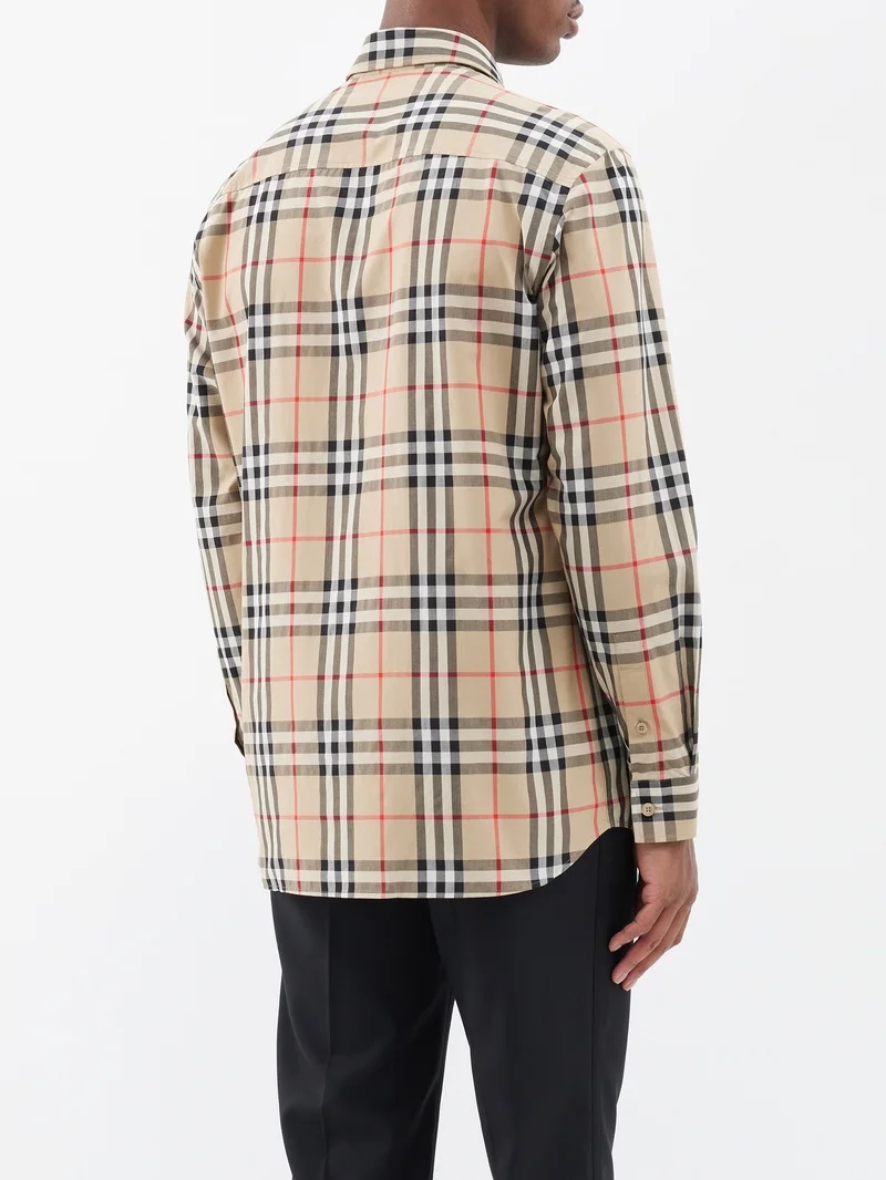 Vintage check cotton shirt - 5