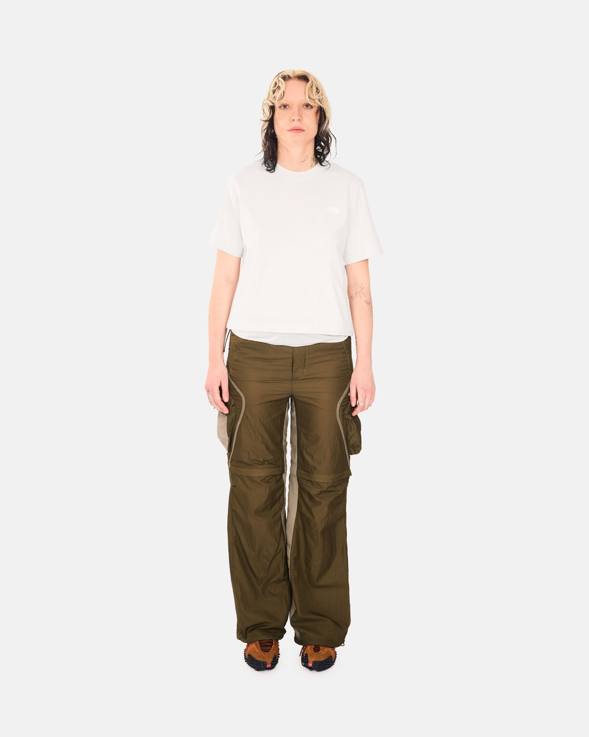 Fabric Mix T-shirt - 3