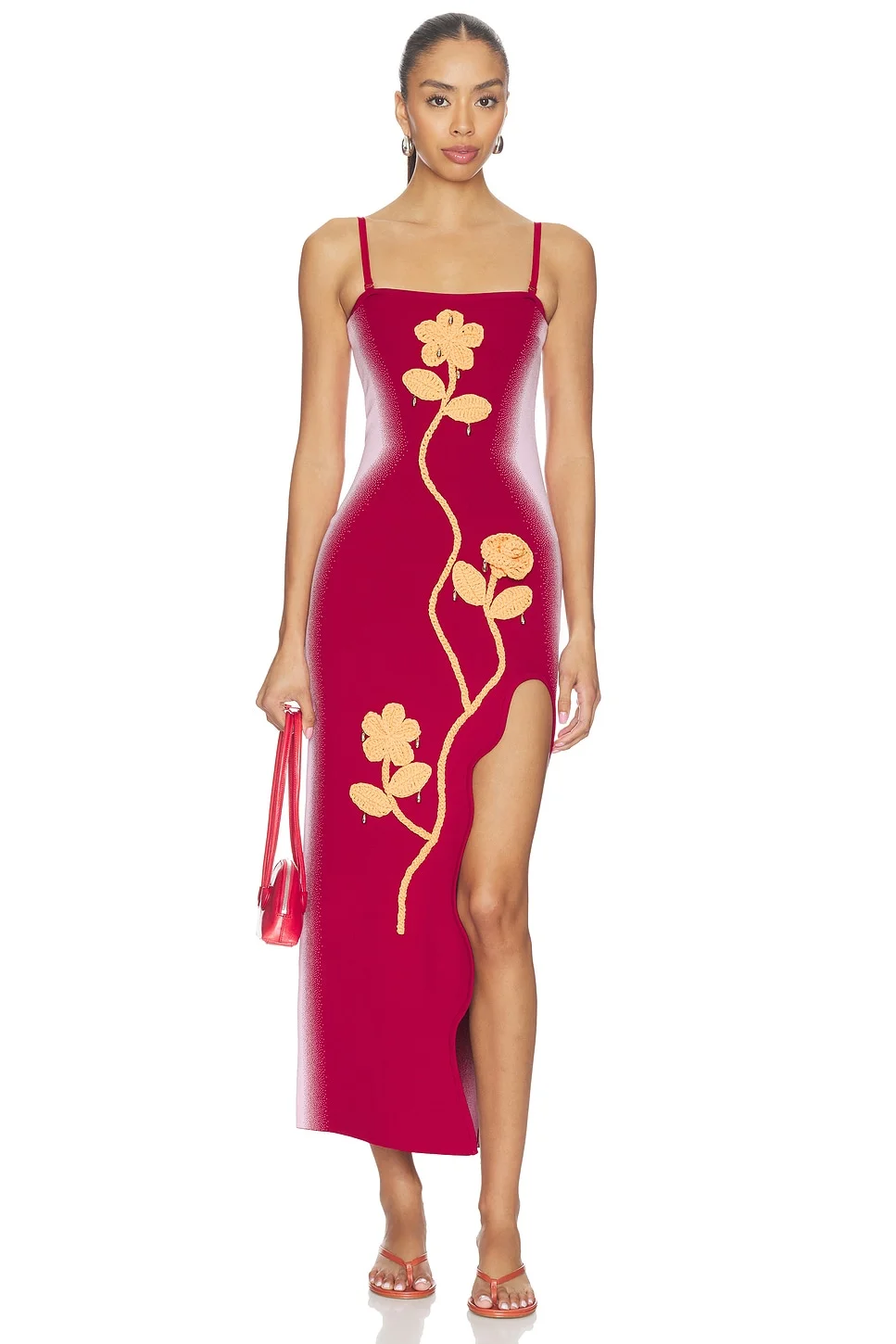 Sherry Crochet Maxi Tank Dress - 1