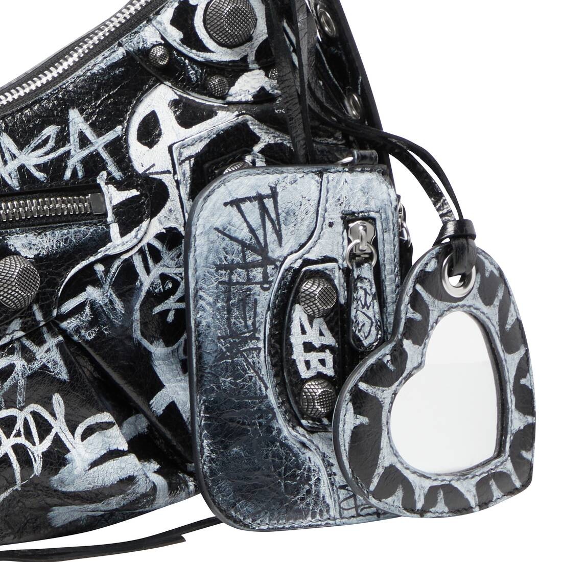le cagole small shoulder bag graffiti - 9