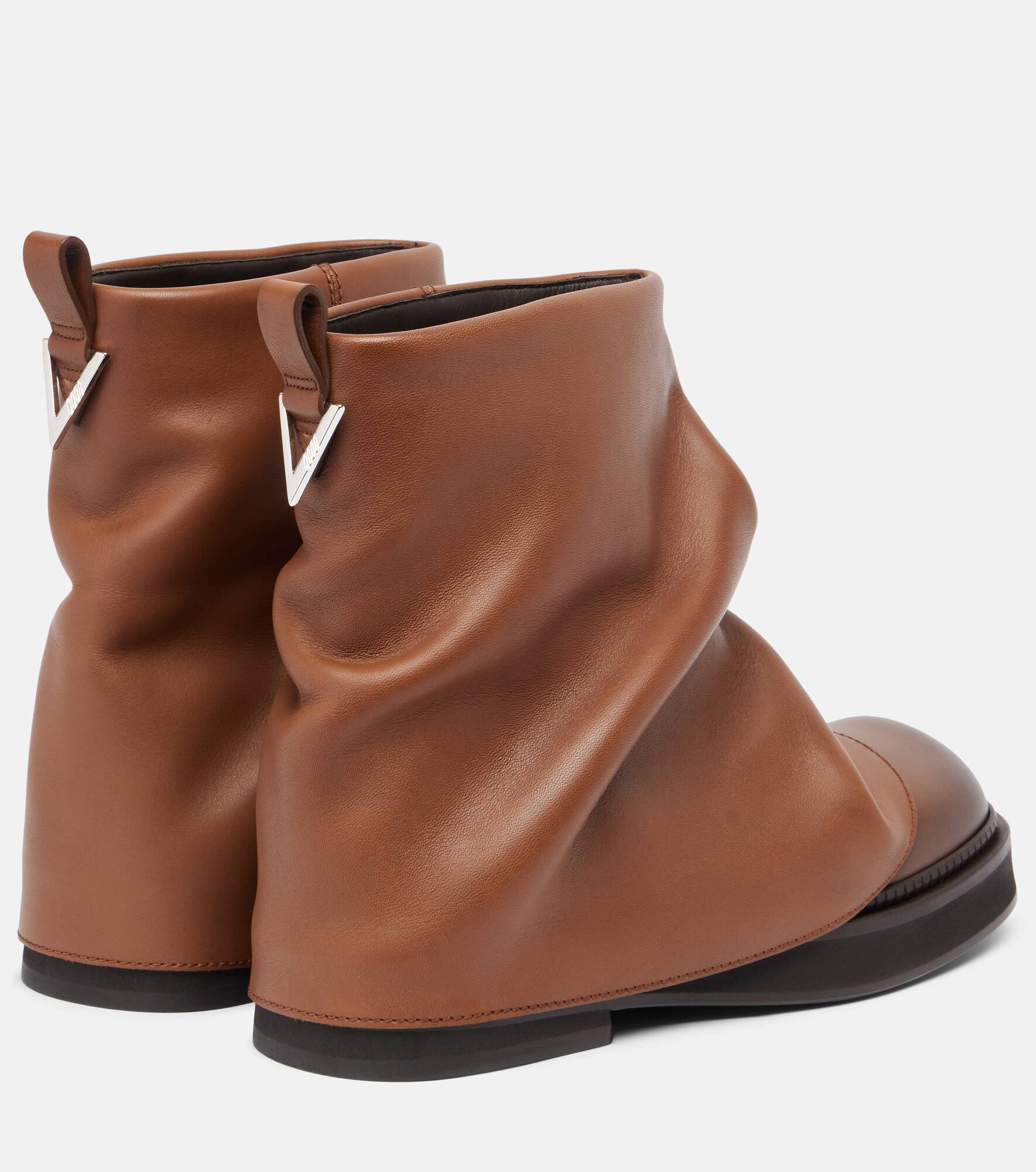 Mini Robin leather combat boots - 2