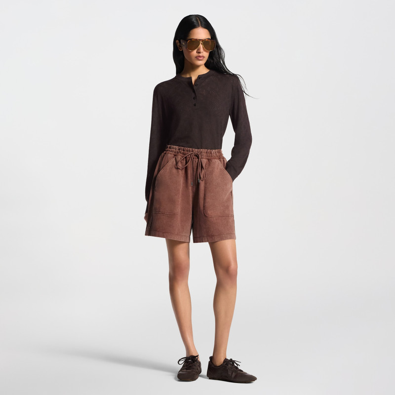 Louis Vuitton Openwork Mahina Henley Pullover outlook
