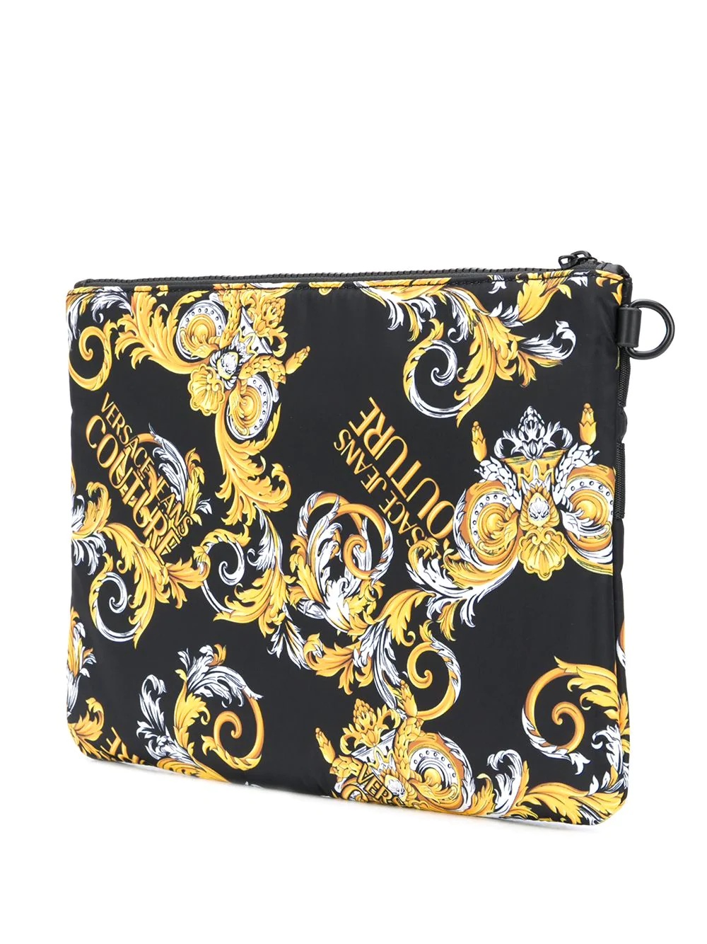 Barocco-print clutch - 3