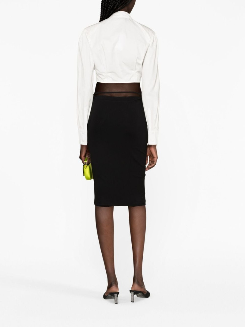 Dayton ruched pencil skirt 4