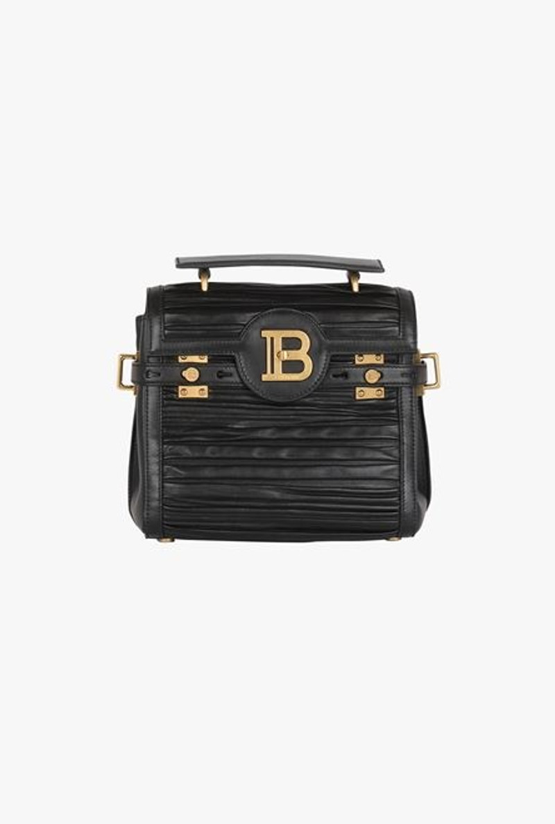 Black quilted leather B-Buzz 23 bag 4