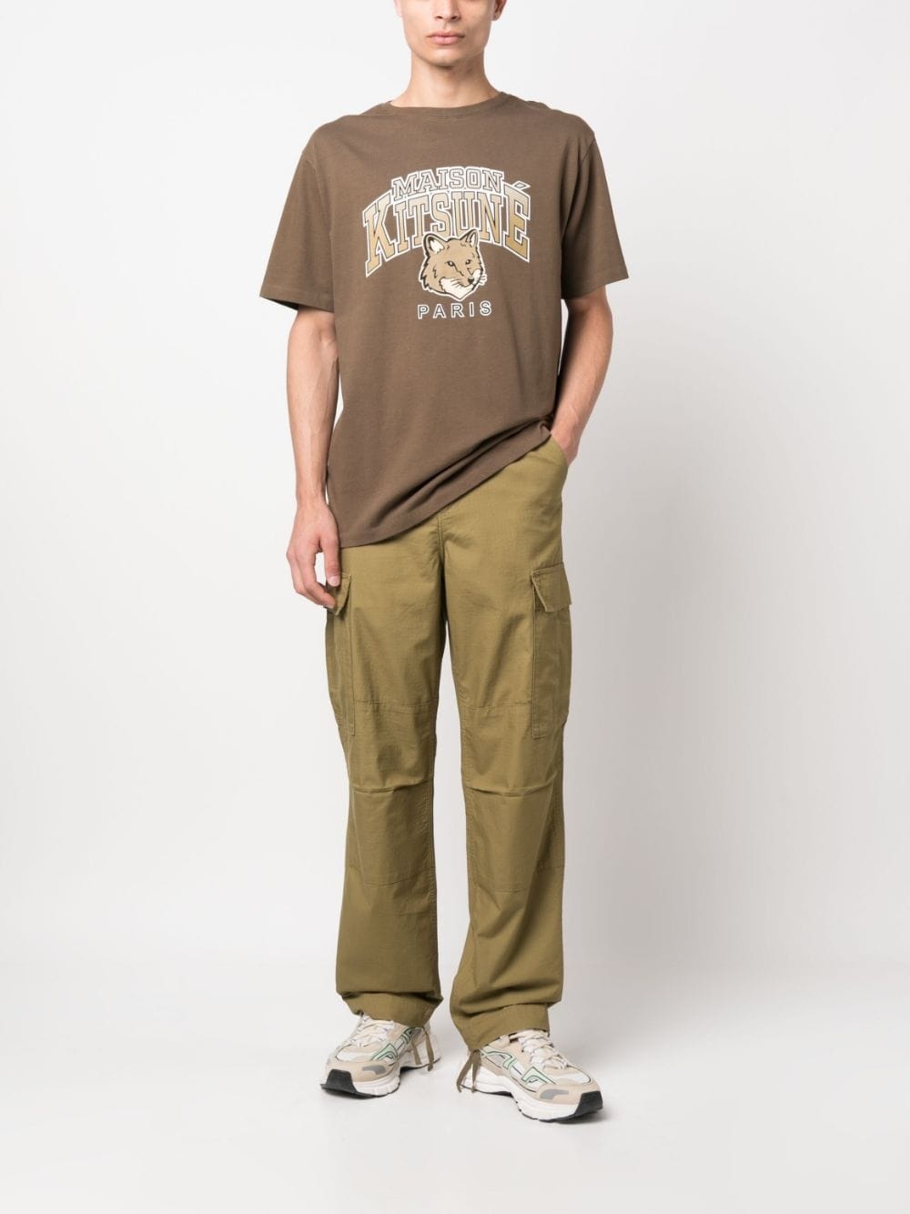 logo-print cotton T-shirt - 2