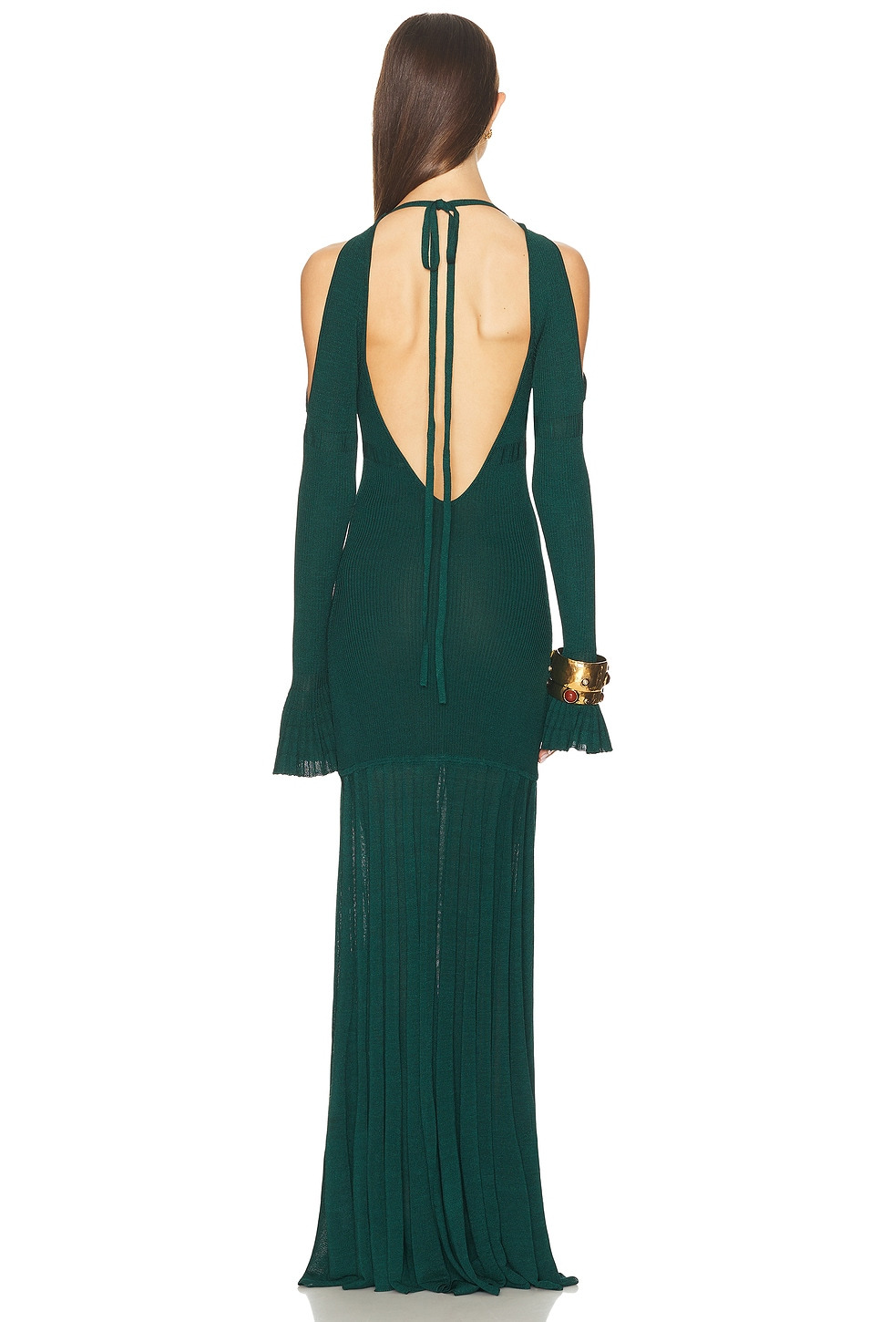 Cold Shoulder Maxi Dress - 4