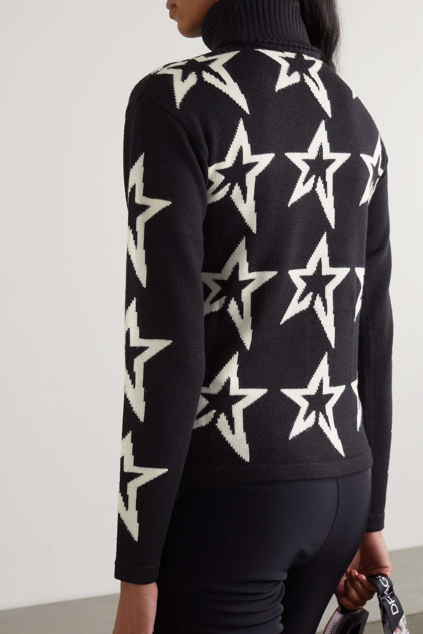 Star Dust intarsia merino wool turtleneck sweater - 3