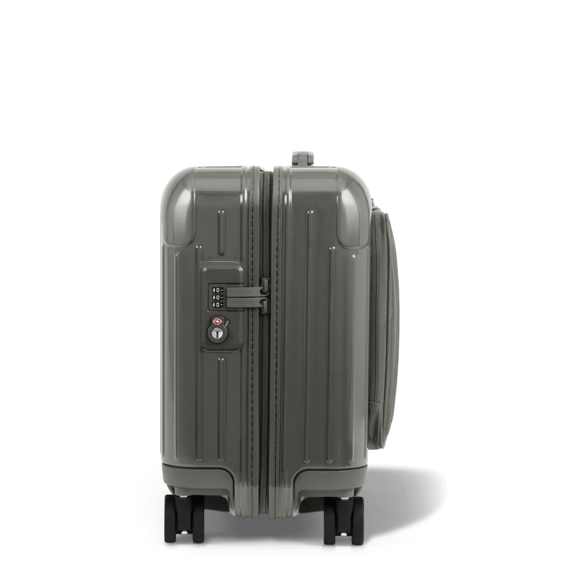 Essential Sleeve Cabin Carry-On Suitcase, Black