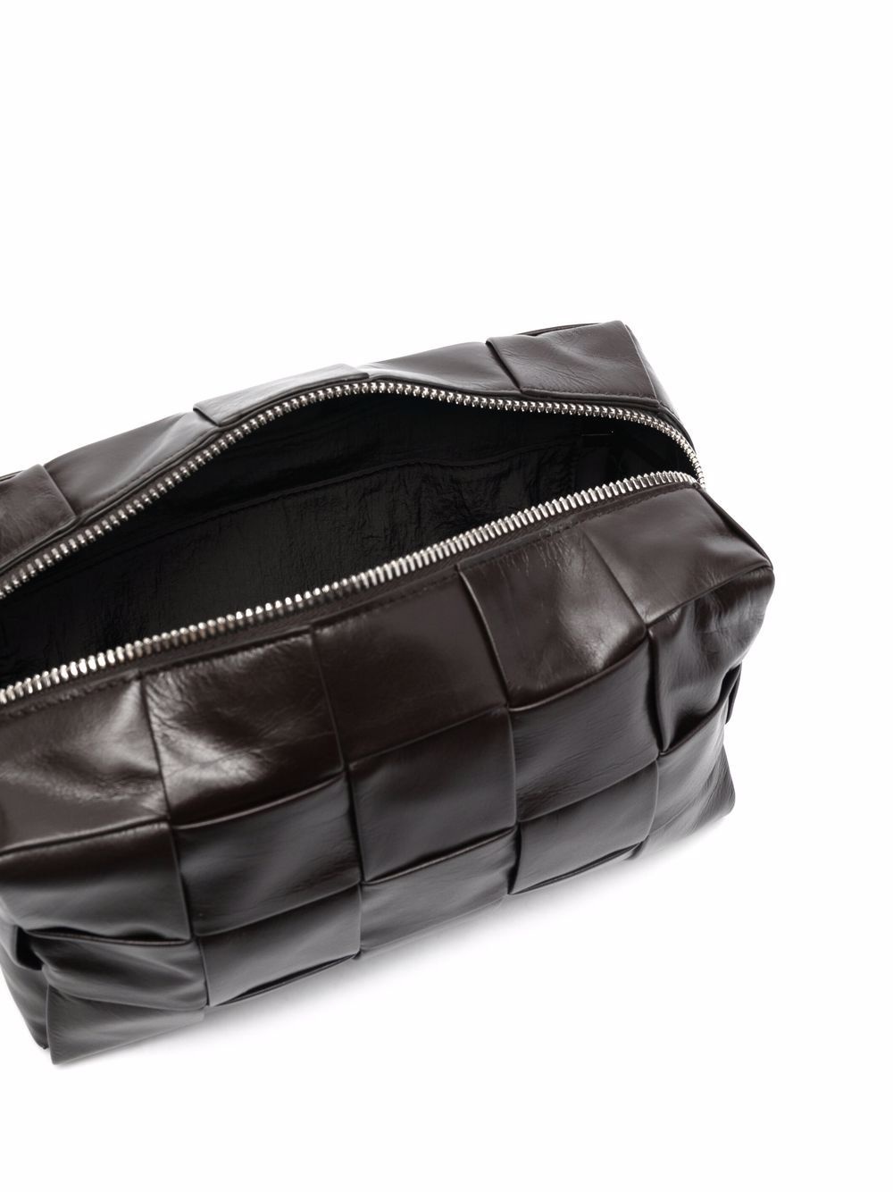 Intrecciato zipped wash bag - 5