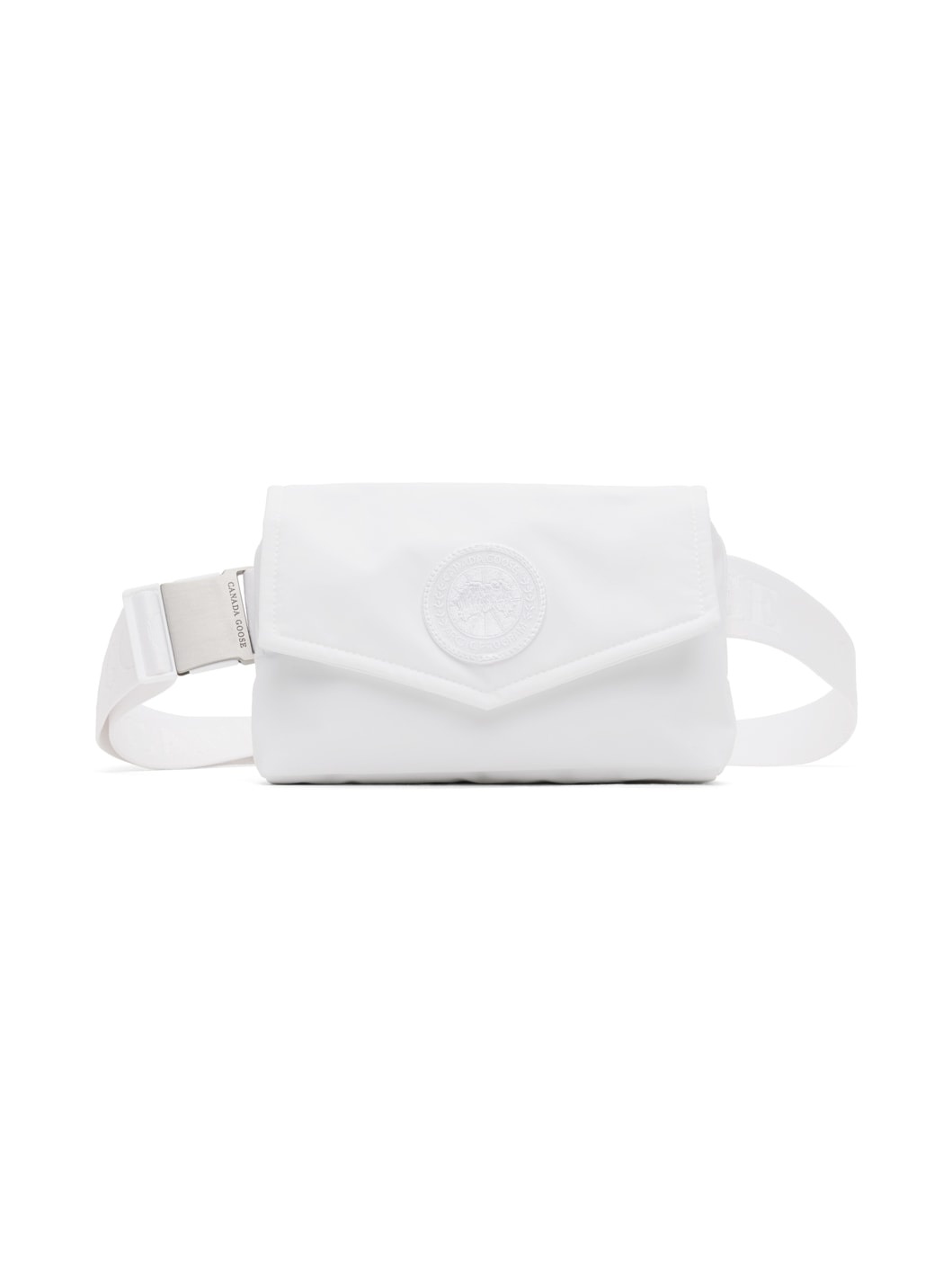 White Mini Waist Pack Belt Bag - 1