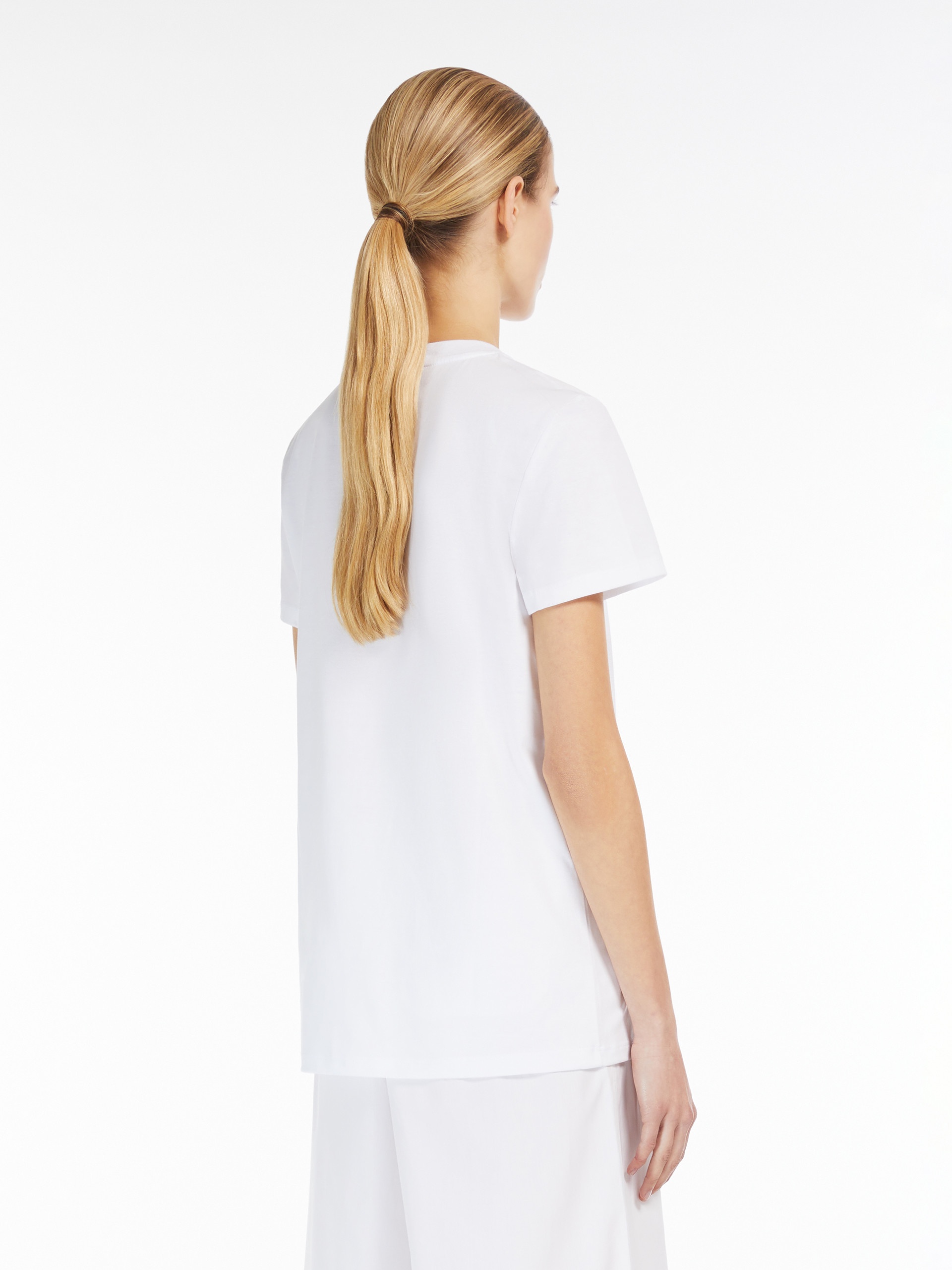 TAVERNA Cotton T-shirt with appliqué - 4