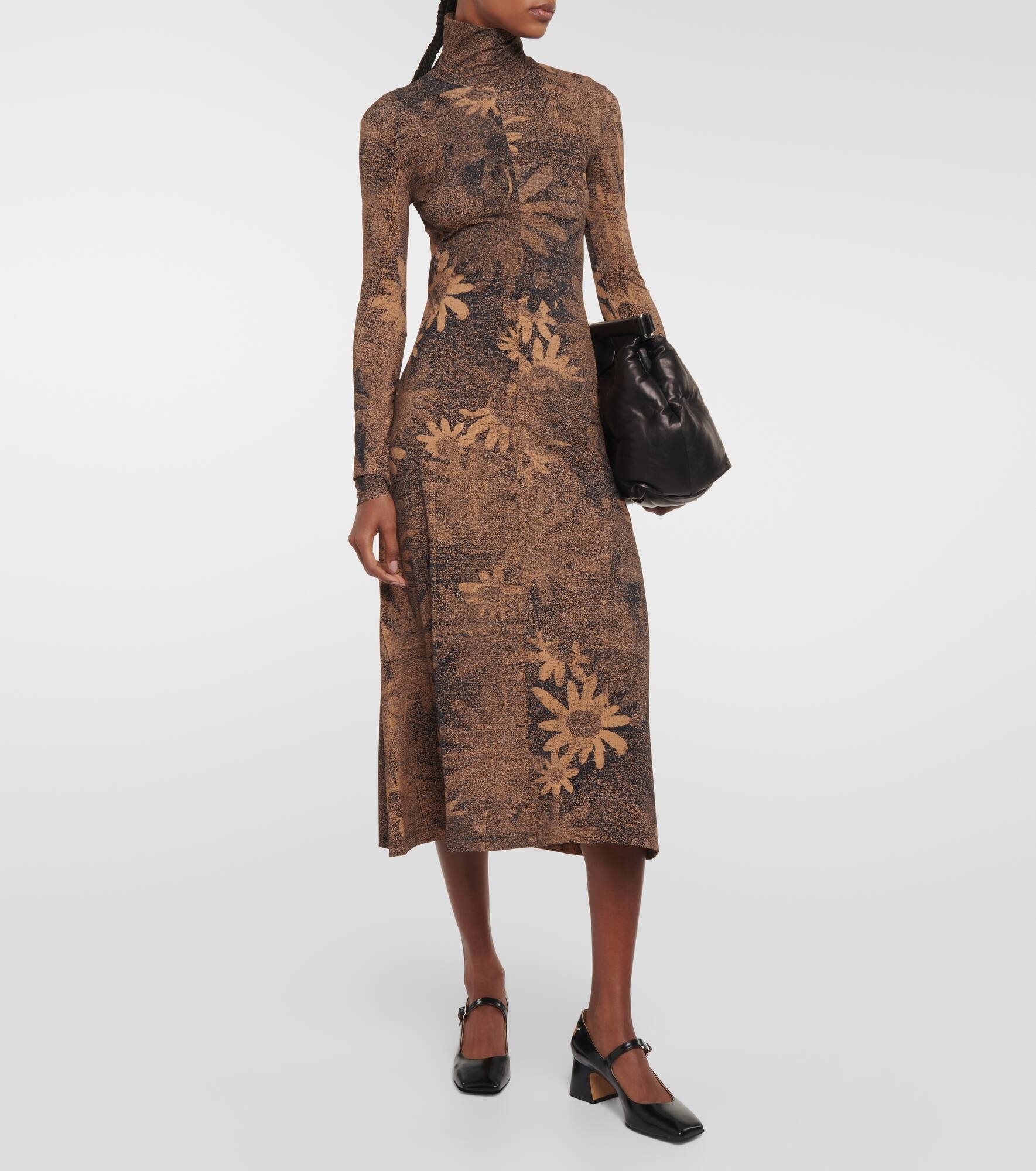 Floral midi dress - 2