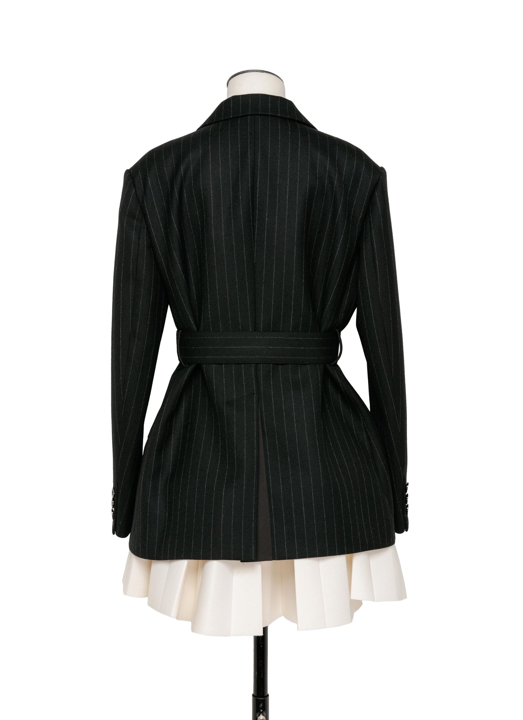 Chalk Stripe x Suiting Bonding Jacket - 3