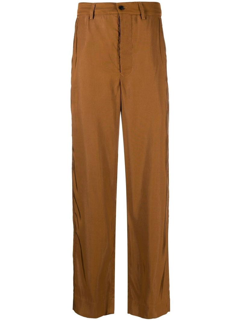 corduroy straight-leg trousers 1