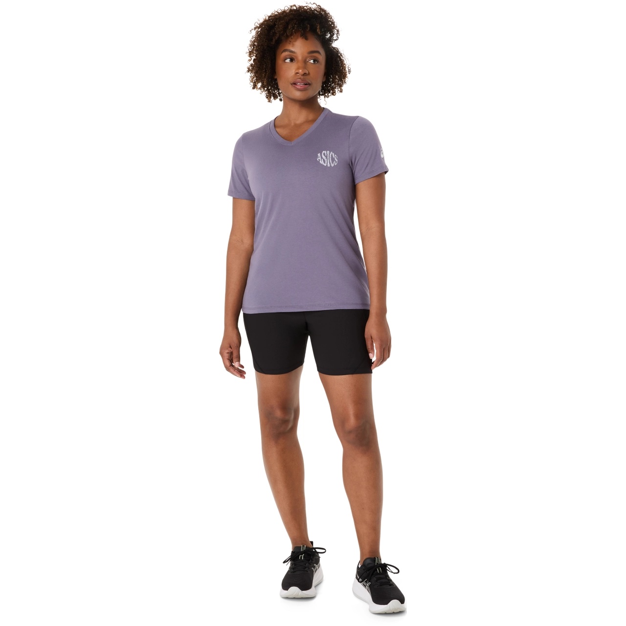 WOMEN'S ASICS NATURE V-NECK SHORT SLEEVE TEE - 7
