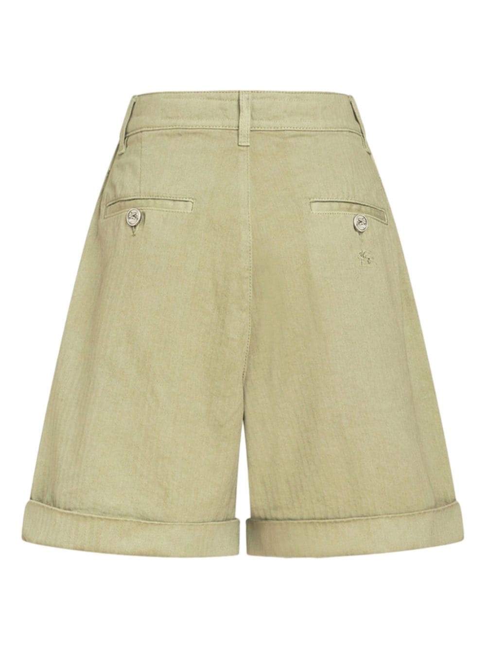 button-up bermuda shorts - 7