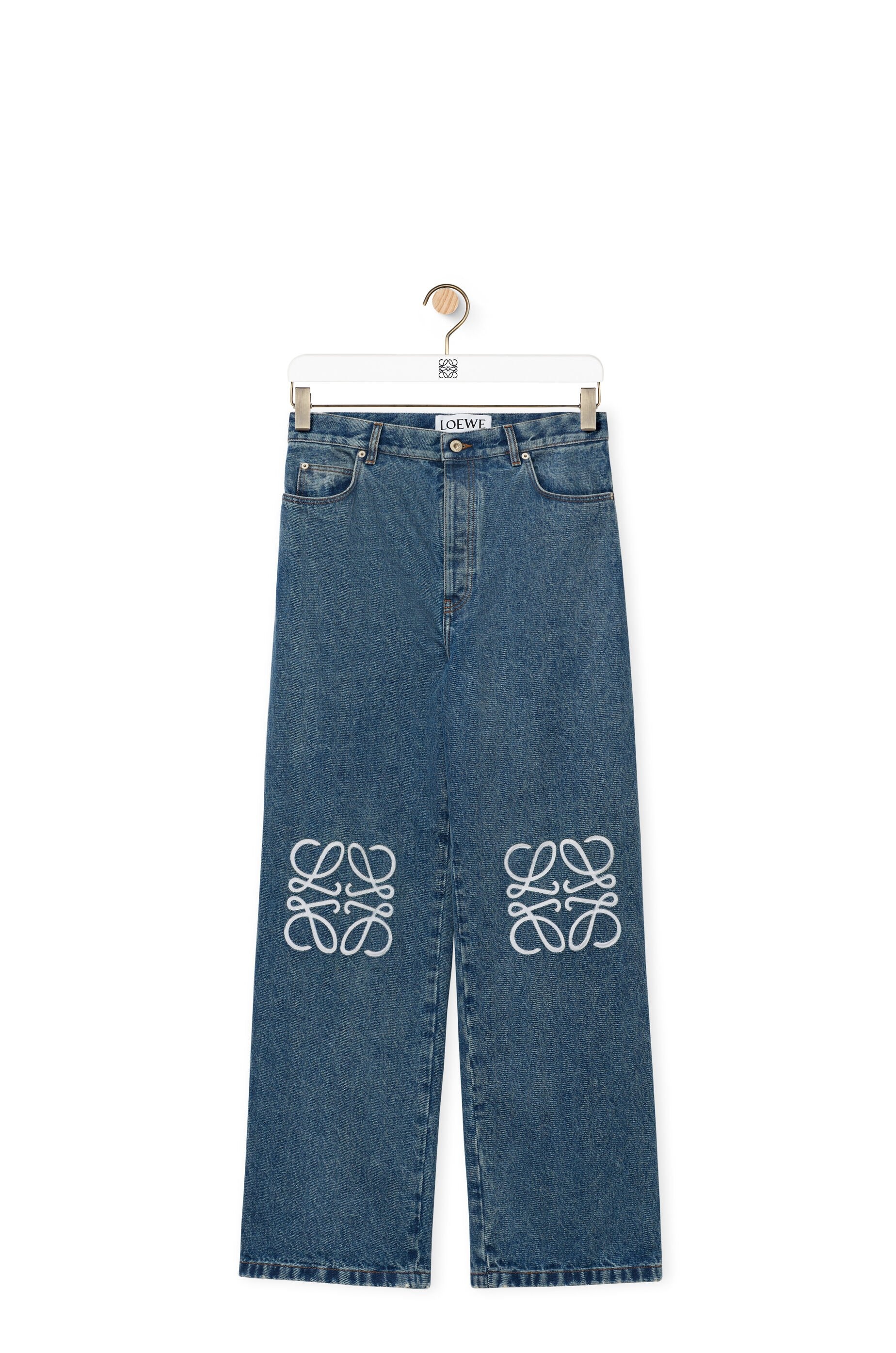 Anagram baggy jeans in denim - 1
