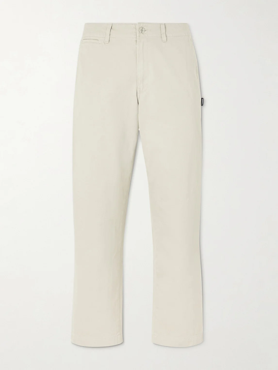 Straight-Leg Cotton Chinos - 1