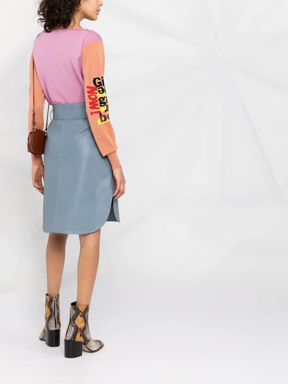 intarsia-knit colour-block jumper - 6