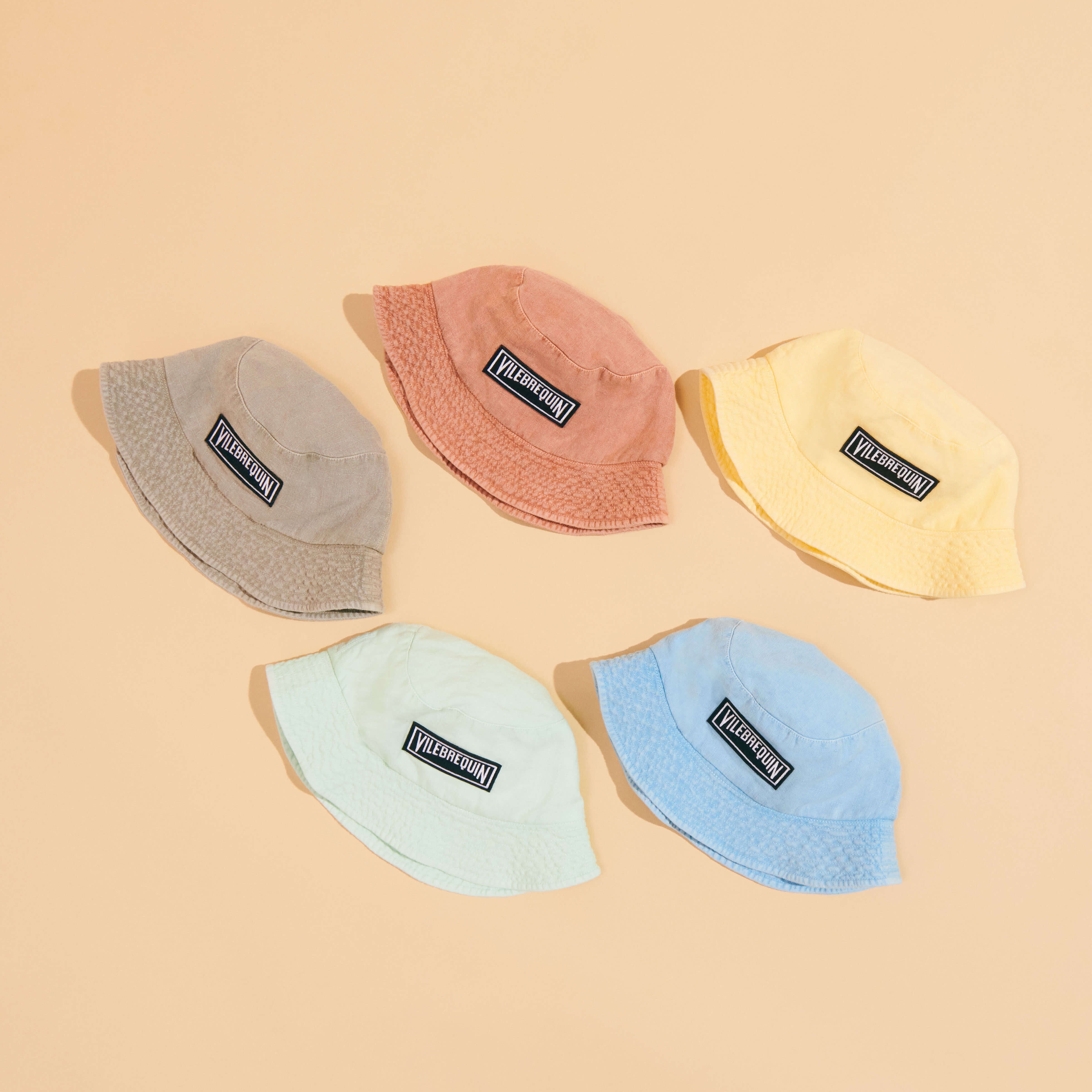 Unisex Linen Bucket Hat Solid - 4