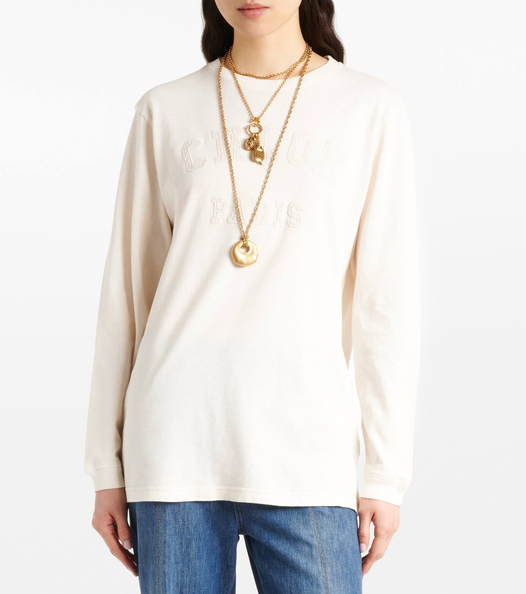 Logo cotton sweater - 5