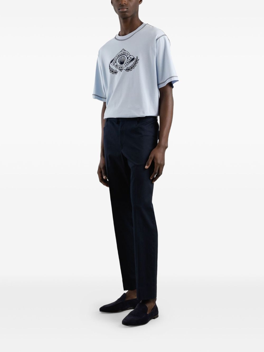 pressed-crease trousers - 2